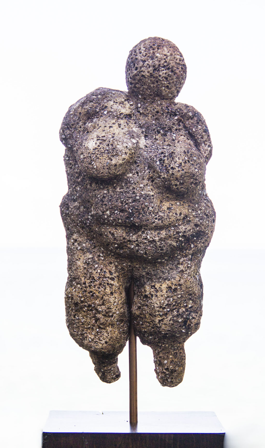 voluptuous woman sculpture closeup