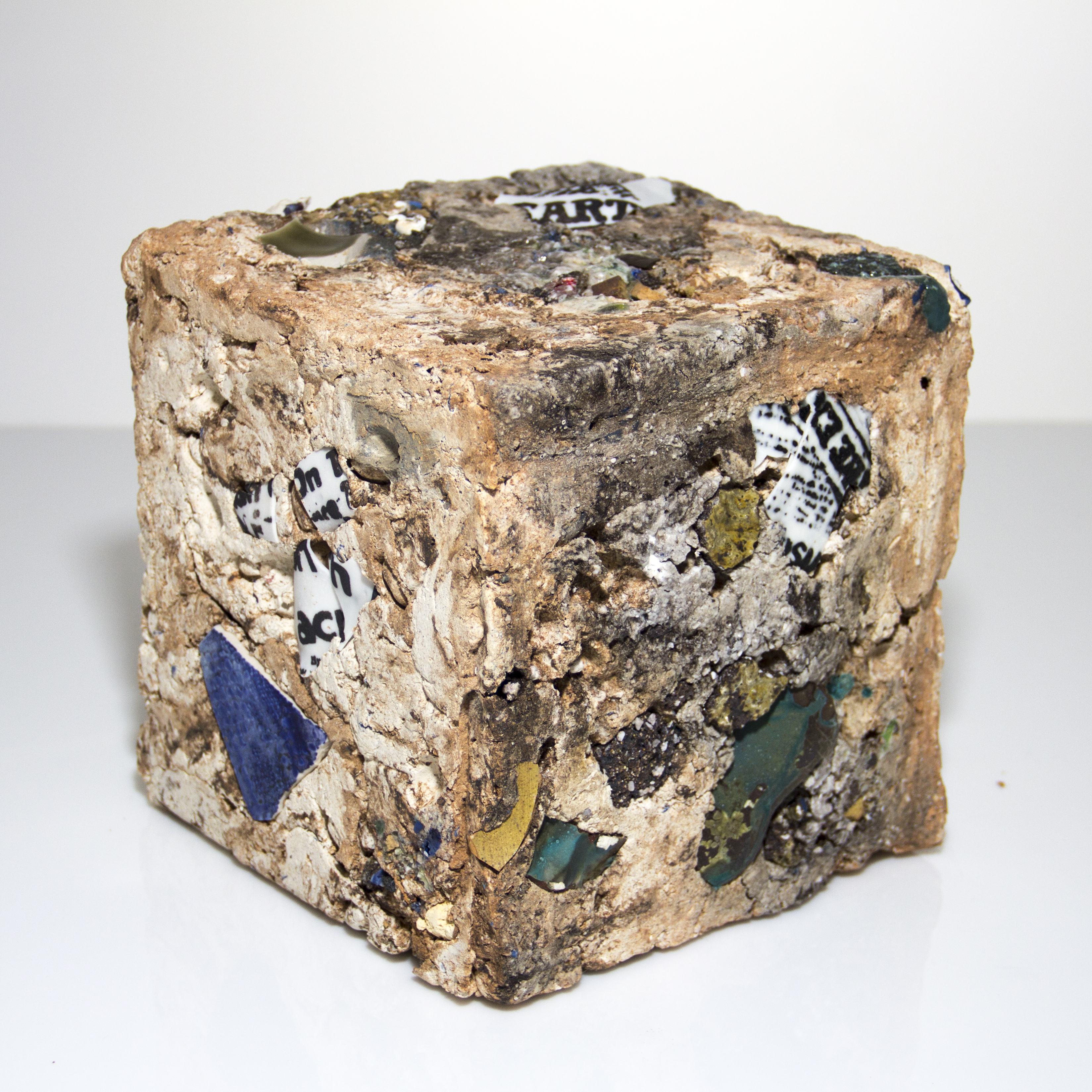 cubic ceramic sculpture