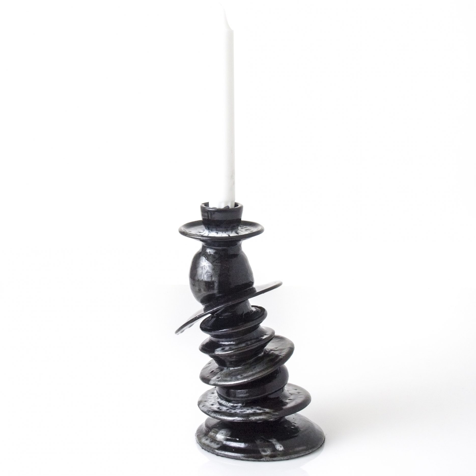 funky ceramic candle holder