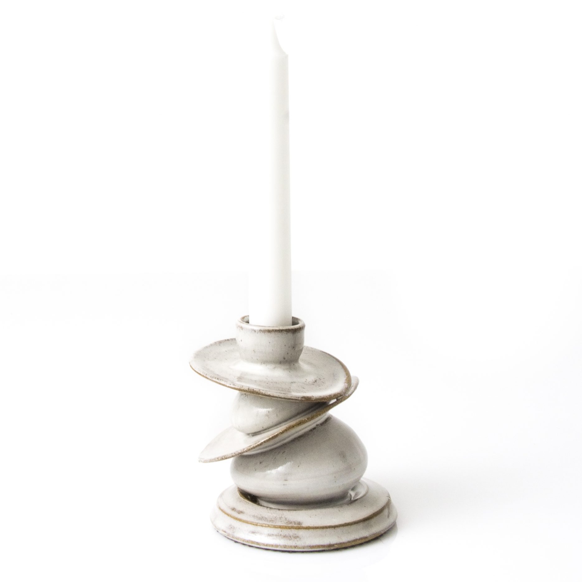 funky ceramic candle holder
