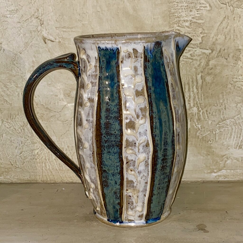 Blue Ridge Pitcher – functional ceramic by Catharina Goldnau, Toronto