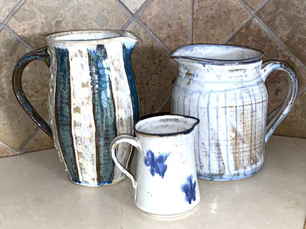 Pitcher Trio – functional ceramic by Catharina Goldnau, Toronto