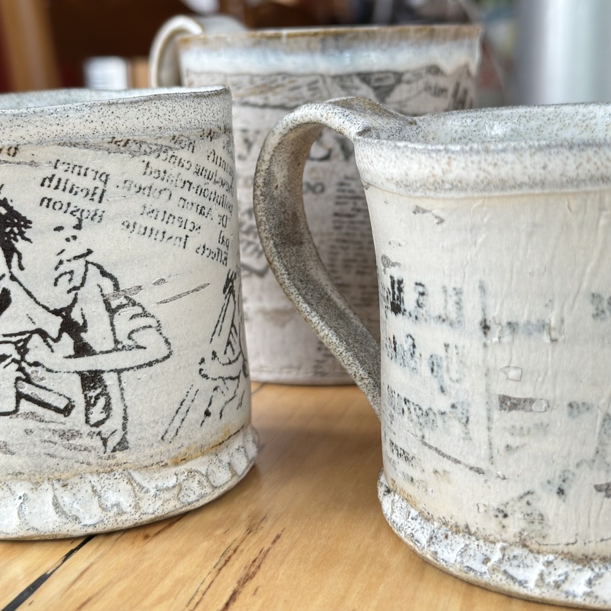 Archive Mugs – functional ceramic by Catharina Goldnau, Toronto